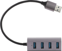 Yenkee YHB 4300 USB 3.0 HUB (4 port) Szürke