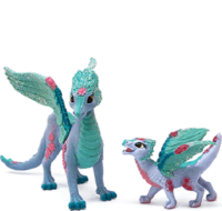 Schleich Bayala Virágsárkány és utóda figurák