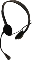 Sbox HS-201 Mikrofonos Fejhallgató Fekete