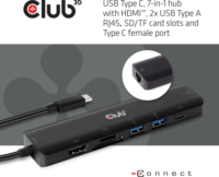 Club3D CSV-1592 Dokkoló USB-C eszközökhöz
