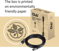 Club3D DisplayPort 1.4 - DisplayPort 1.4 Hosszabbító kábel 3.0m Fekete