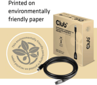 Club3D Mini Displayport - Displayport v1.4 Hosszabbító kábel 1.0m Fekete