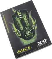 iMice X9 USB Vezetékes Gaming egér - Fekete