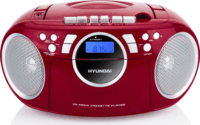 Hyundai TRC 788 AU3RS CD rádiómagnó - Ezüst/Piros