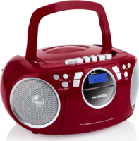 Hyundai TRC 788 AU3RS CD rádiómagnó - Ezüst/Piros