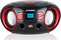 Hyundai TRC 533 AU3BR CD-s rádió - Fekete/Piros
