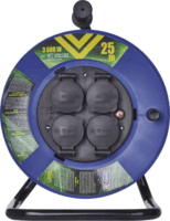 Emos P19625 kültéri kábeldob 25m-es kábellel