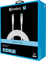 Sandberg UTP CAT6 Patch kábel 10m Fehér
