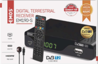 Emos J6014 EM190-s HD DVB-T2 beltéri egység