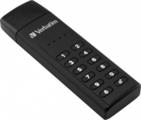 Verbatim 64GB Keypad Secure USB 3.0 Pendrive - Fekete