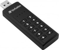 Verbatim 64GB Keypad Secure USB 3.0 Pendrive - Fekete