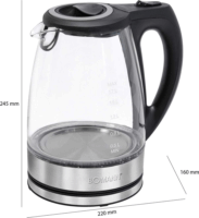 Bomann WKS 6032 G 1.7L Vízforraló