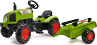 FALK Claas Arion 410 pedálos traktor utánfutóval