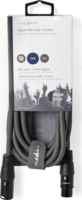 Nedis XLR - XLR Digitális DMX-kábel 3.0m (XLR 3 Tűs apa - XLR 3 Tűs anya)