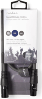 Nedis XLR - XLR Digitális DMX-kábel 0.5m (XLR 3 Tűs apa - XLR 3 Tűs anya)
