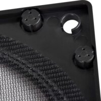 SilverStone FF125 120mm mágneses ventilátor porszűrő - Fekete