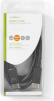 Nedis DisplayPort v1.4 - DisplayPort 2.0m Fekete