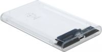 DELOCK 42617 2.5" USB 3.1 Gen 2 Külső HDD ház - Átlátszó