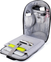 TOO 15.6" Lopásbiztos/vízálló/USB portos Notebook hátizsák - Fekete