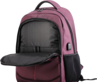 TOO 15.6" USB portos notebook hátizsák - Rózsaszín