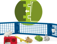 Schleich Farm World: Nyúl és tengeri malac játszótér