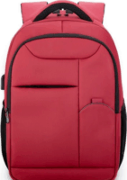 TOO 15.6" Lopásbiztos/USB portos notebook hátizsák - Piros