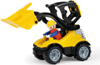 Lena: Truckies földmunkagép figurával 21cm - Sárga/Fekete