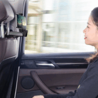 Baseus SUHZ-A01 4"-6.5" Mobiltelefon autós tartó - Fekete