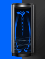 Baseus Gentleman Style 0.5 literes érintőfedeles szemetes - Fekete