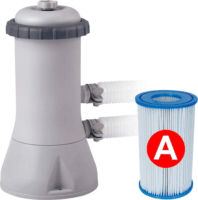 Intex MetalPrism Kör alakú prémium medence szett (366 x 99 cm)