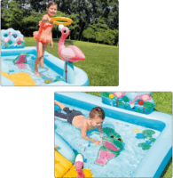 Intex 57161 Dzsungel kaland játékcenter felfújható gyerek medence