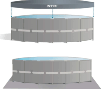 Intex Ultra XTR Frame Kör alakú medence (610 x 122 cm)