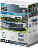 Intex Ultra XTR Frame Kör alakú medence (610 x 122 cm)