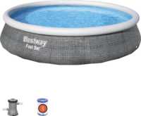 Bestway 57376 Fast Set Pool-Set felfújható kerek medence (396 x 84 cm)