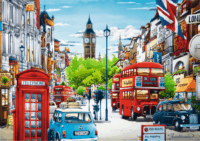 Trefl Londoni utca - 1000 darabos puzzle