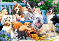 Trefl Kutyák a parkban - 1000 darabos puzzle