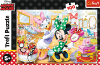 Trefl Daisy és Minnie szépségszalonban - 100 darabos puzzle