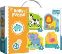 Trefl Szafari állatok - bébi puzzle szett