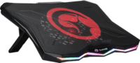 Marvo FN-40 17" laptop hűtőpad - Fekete/Piros