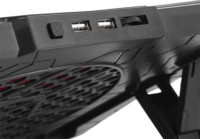 Marvo FN-40 17" laptop hűtőpad - Fekete/Piros