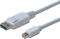 Digitus Display Port 1.1a kábel, mini DP - DP, M/M