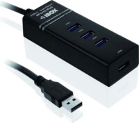 I-BOX HUB USB 3.0, 4-ports, fekete