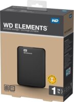 Western Digital 1.0TB Elements USB 3.0 Külső HDD - fekete