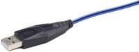 Gembird MUSG-001-B USB Egér Fekete/Kék