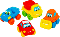 Clementoni Baby Soft & Go Puha játékkocsik több változatban