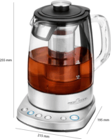 ProfiCook PC-WKS 1167G 1.5L Okos Teafőző és Vízforraló - Ezüst