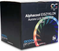 Alphacool Eiszyklon Aurora LUX Digital RGB 120mm rendszerhűtő (3db/csomag)