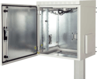 Lande 19" Fali rack szekrény 12U 600x600mm - Szürke