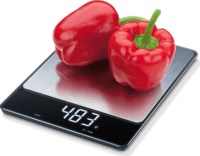 Beurer KS 34 XL STEEL Elektronikus konyhai mérleg - Nemesacél/Fekete