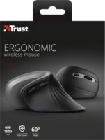 Trust Verro Vezeték nélküli Ergonomikus Egér - Fekete